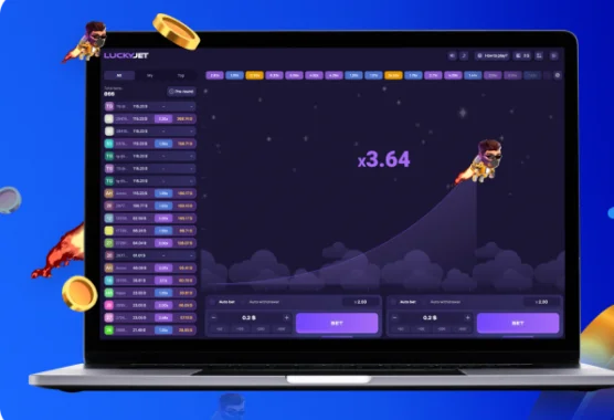 Скриншот Lucky Jet на компьютере