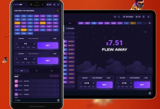 Скриншот Android-версии Lucky Jet